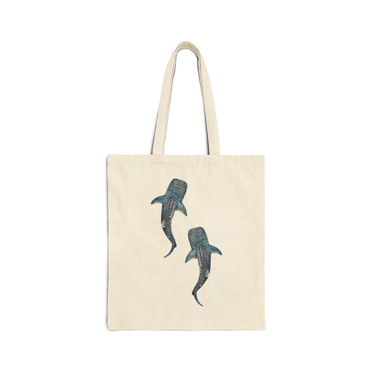 Whale Shark Cotton Canvas Tote Bag